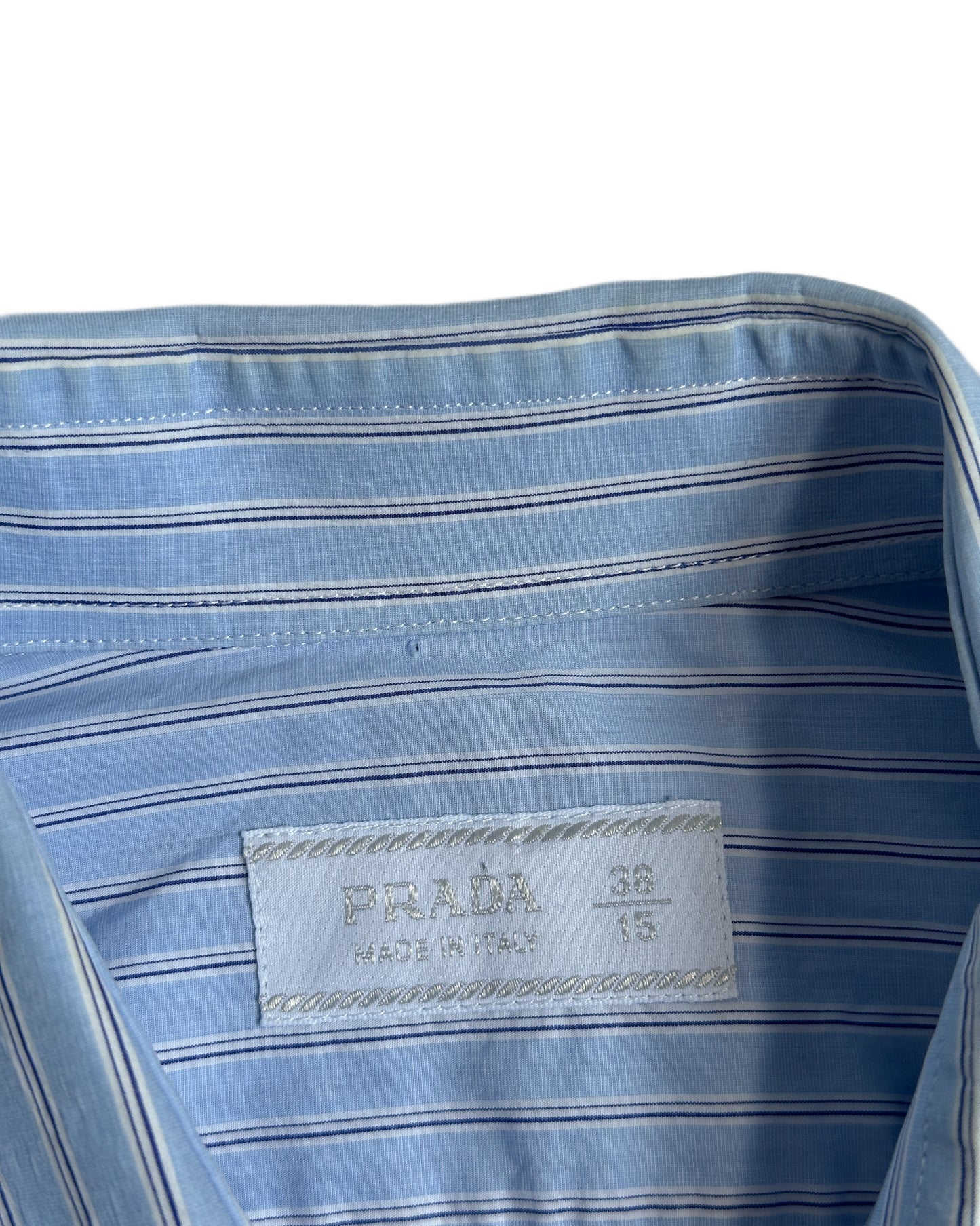 Prada Striped Button Up Shirt