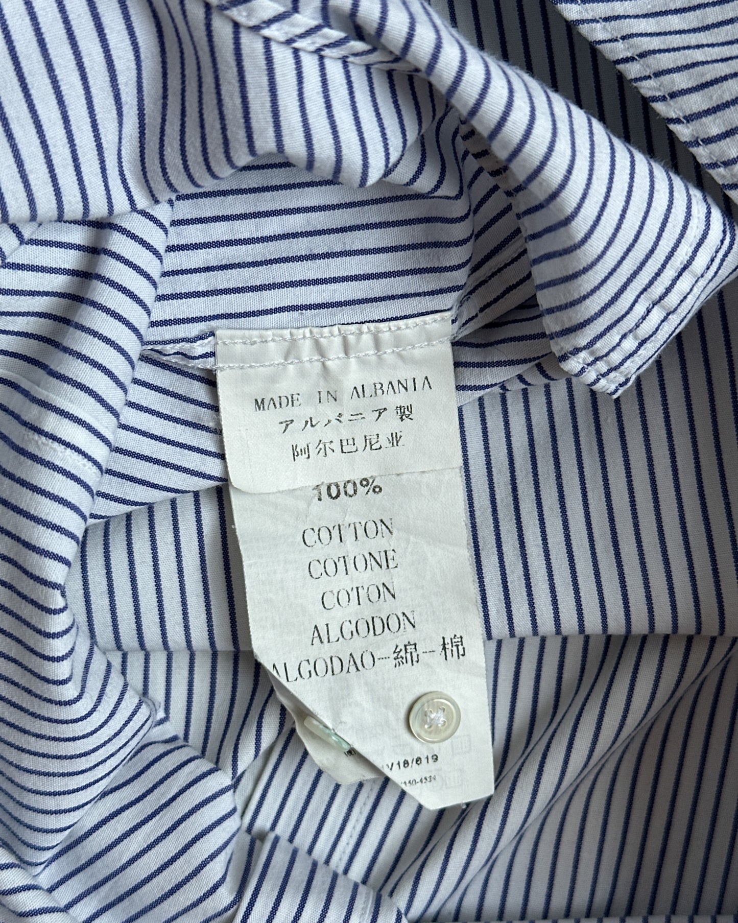 C.P. Company Striped Button Up Shirt