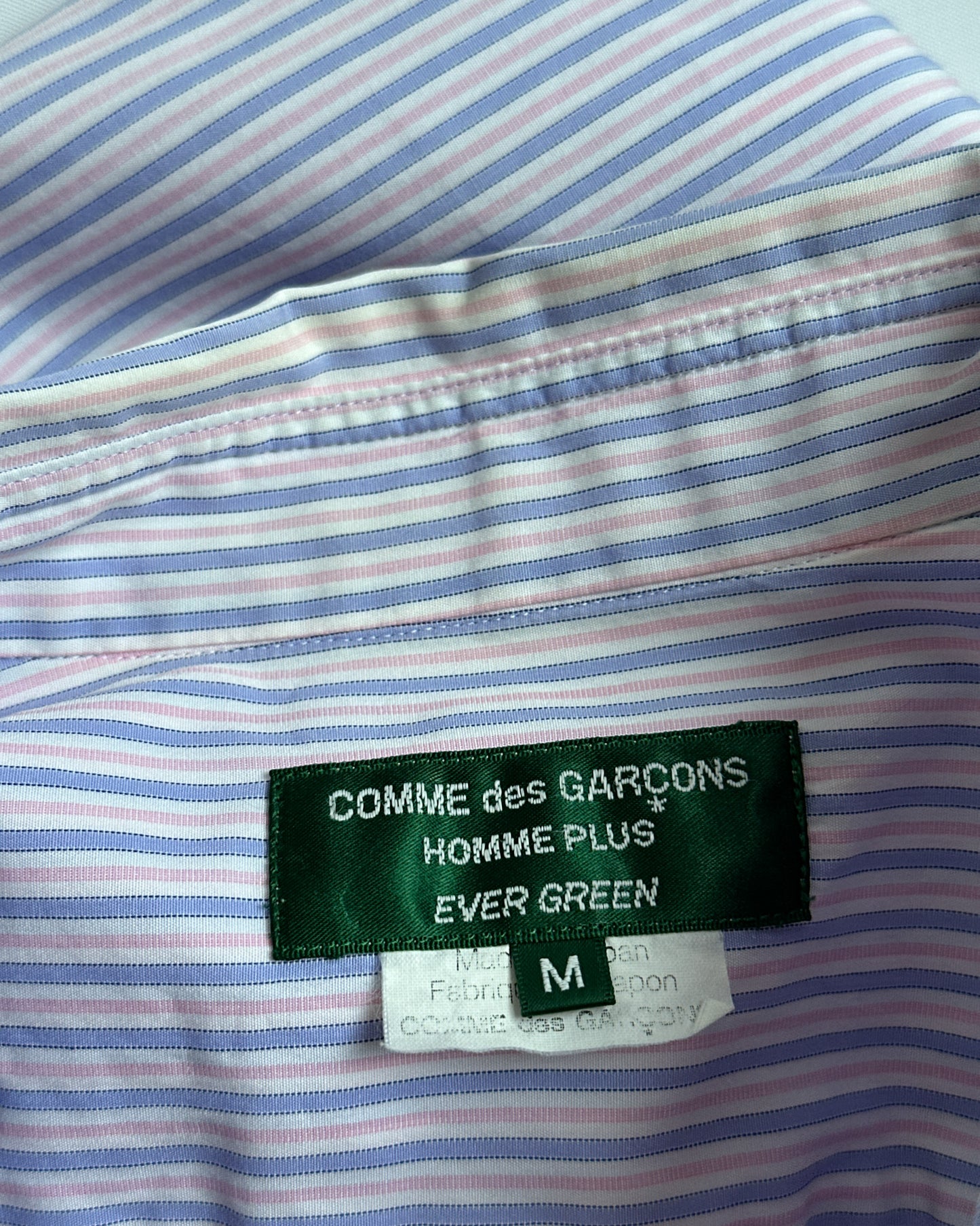 Comme des Garcons Homme Plus Evergreen Striped Button Up Shirt