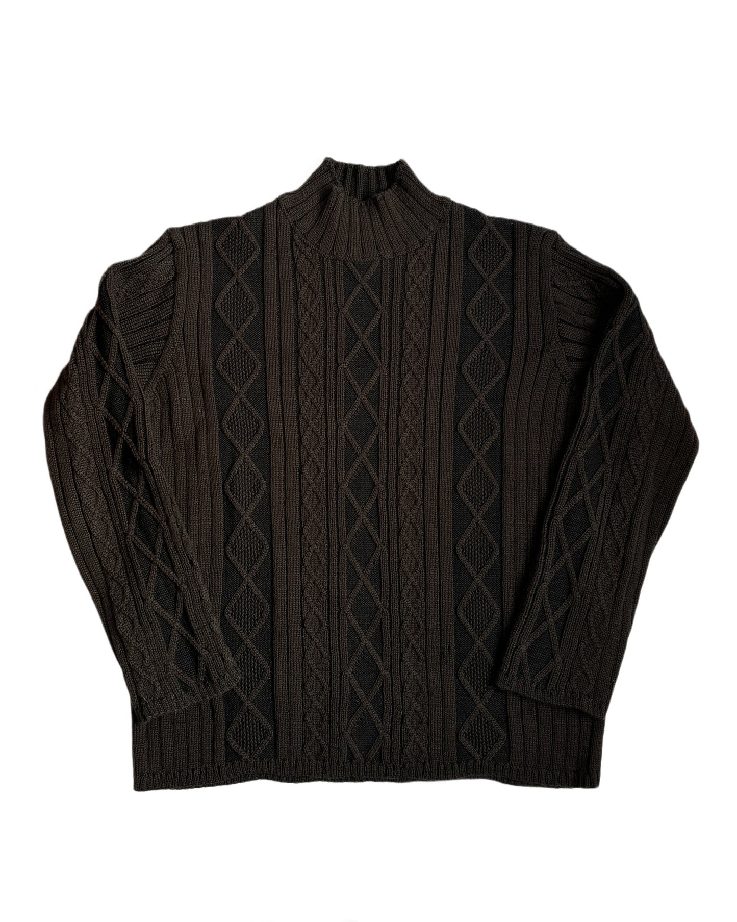 Vintage Dries Van Noten Wool Cable Knit Sweater