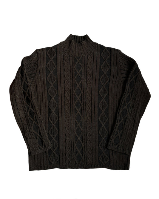 Vintage Dries Van Noten Wool Cable Knit Sweater