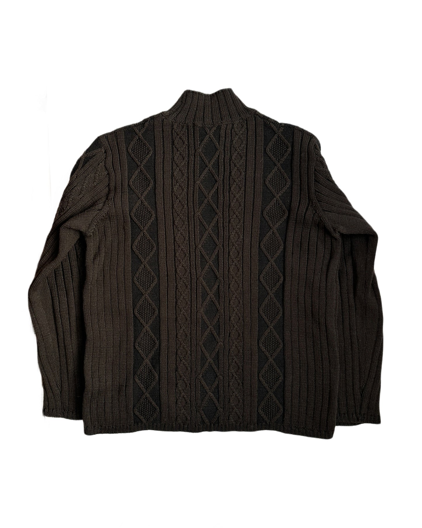 Vintage Dries Van Noten Wool Cable Knit Sweater