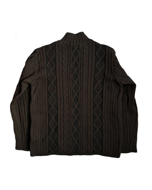 Vintage Dries Van Noten Wool Cable Knit Sweater
