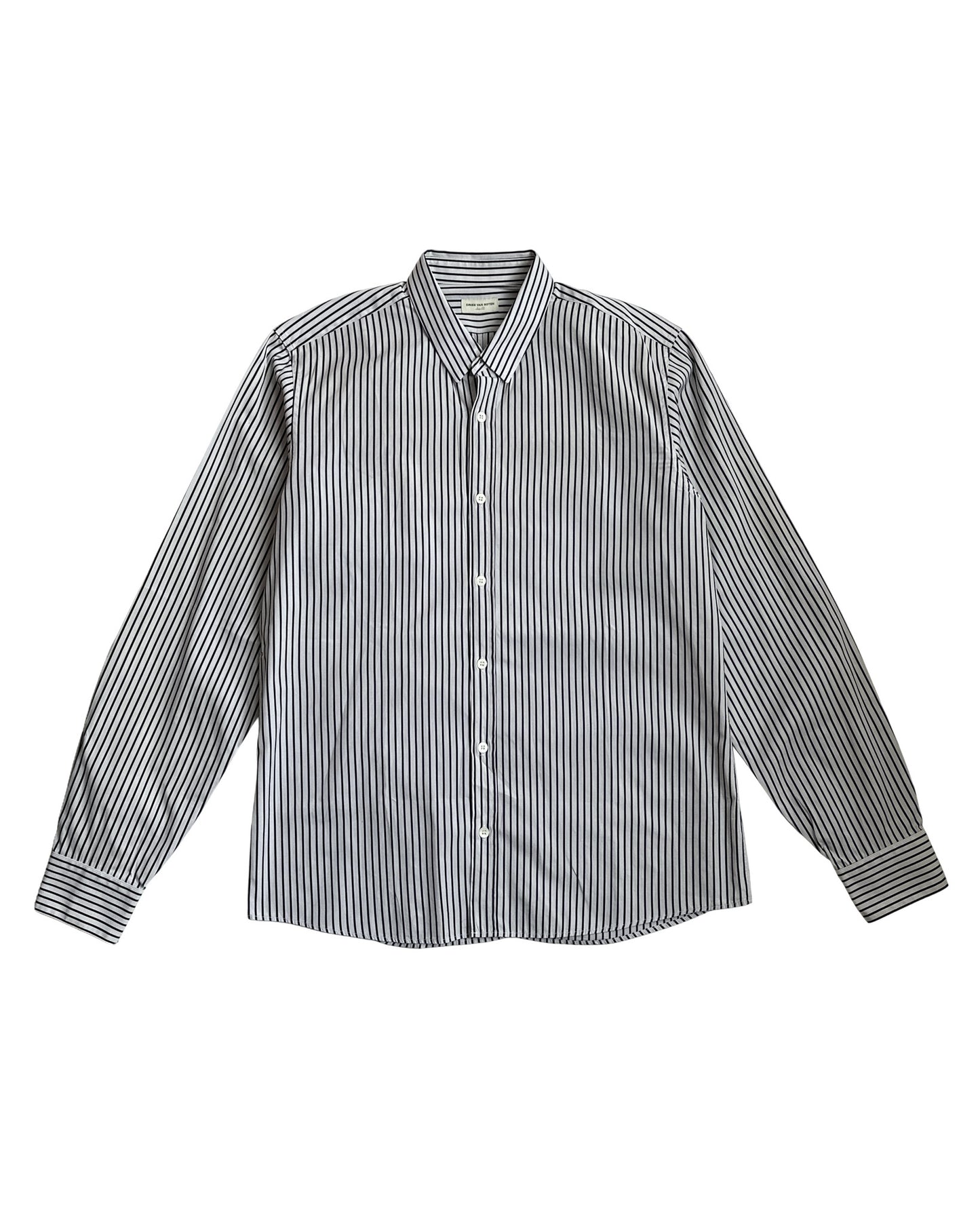 Dries Van Noten Striped Button Up Shirt