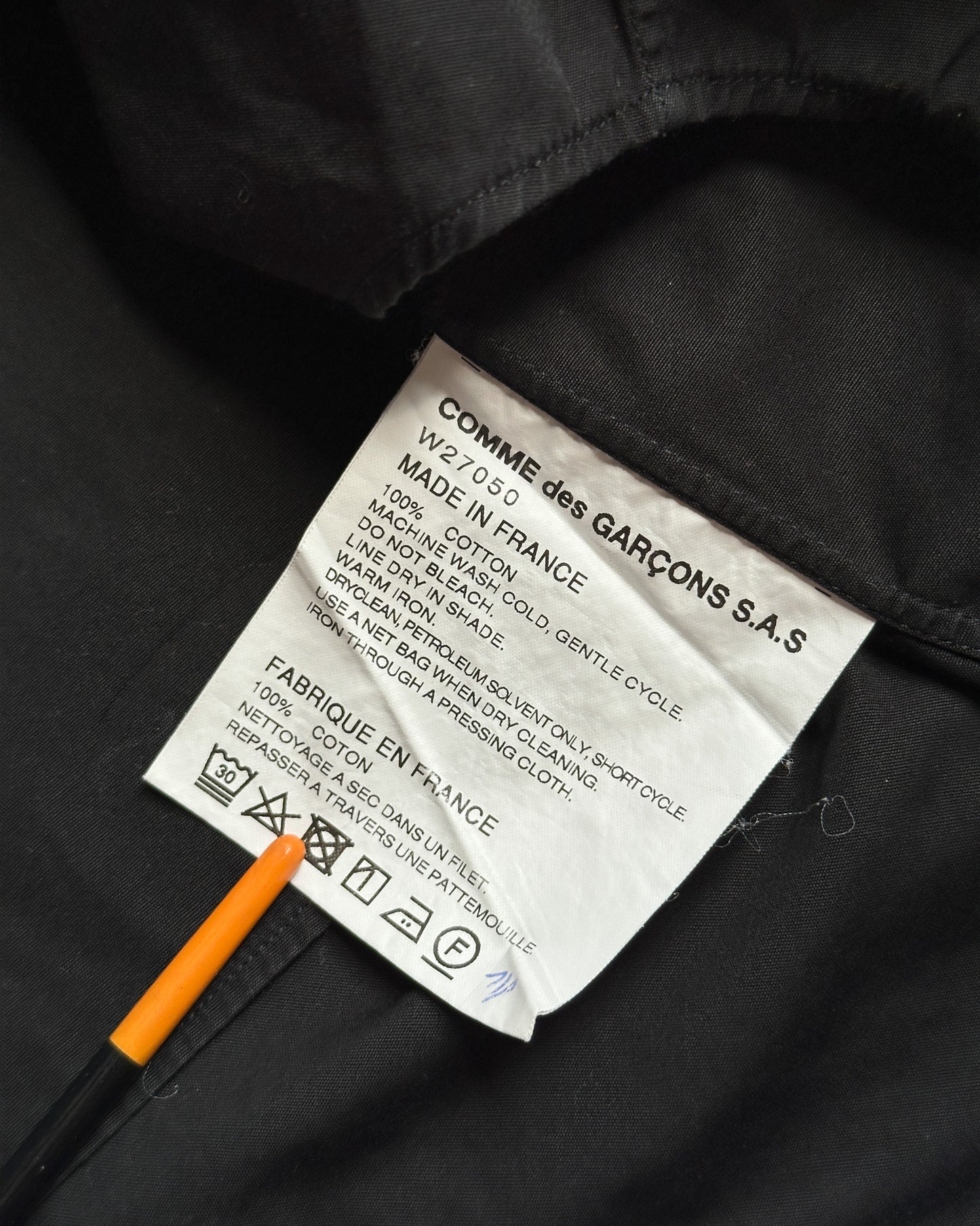 Comme des Garcons SHIRT Asymmetrical Button Up Shirt