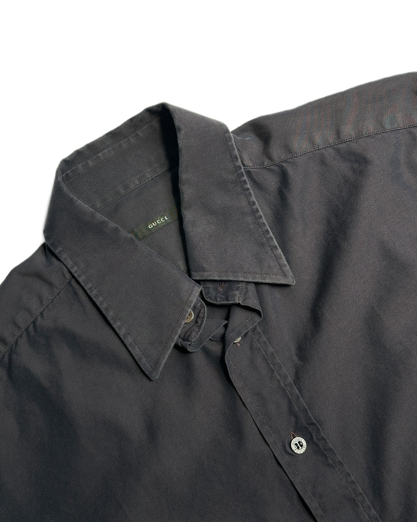 Gucci by Tom Ford Iridescent Button Up Shirt