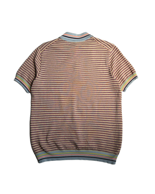 Comme des Garcons SHIRT Striped Knit Polo