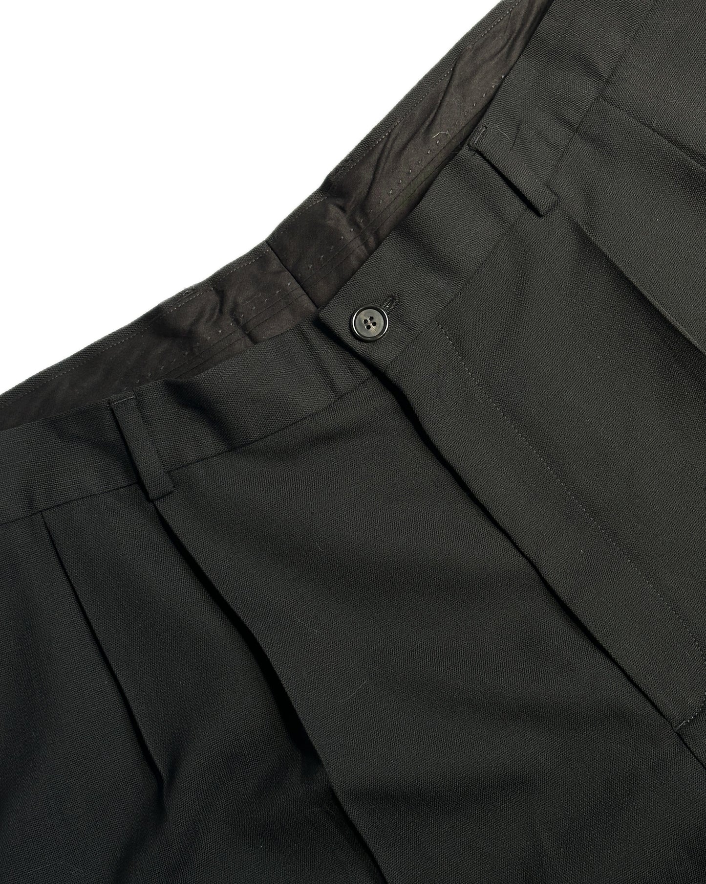 Acne Studios Pleated Wide Wool Shorts
