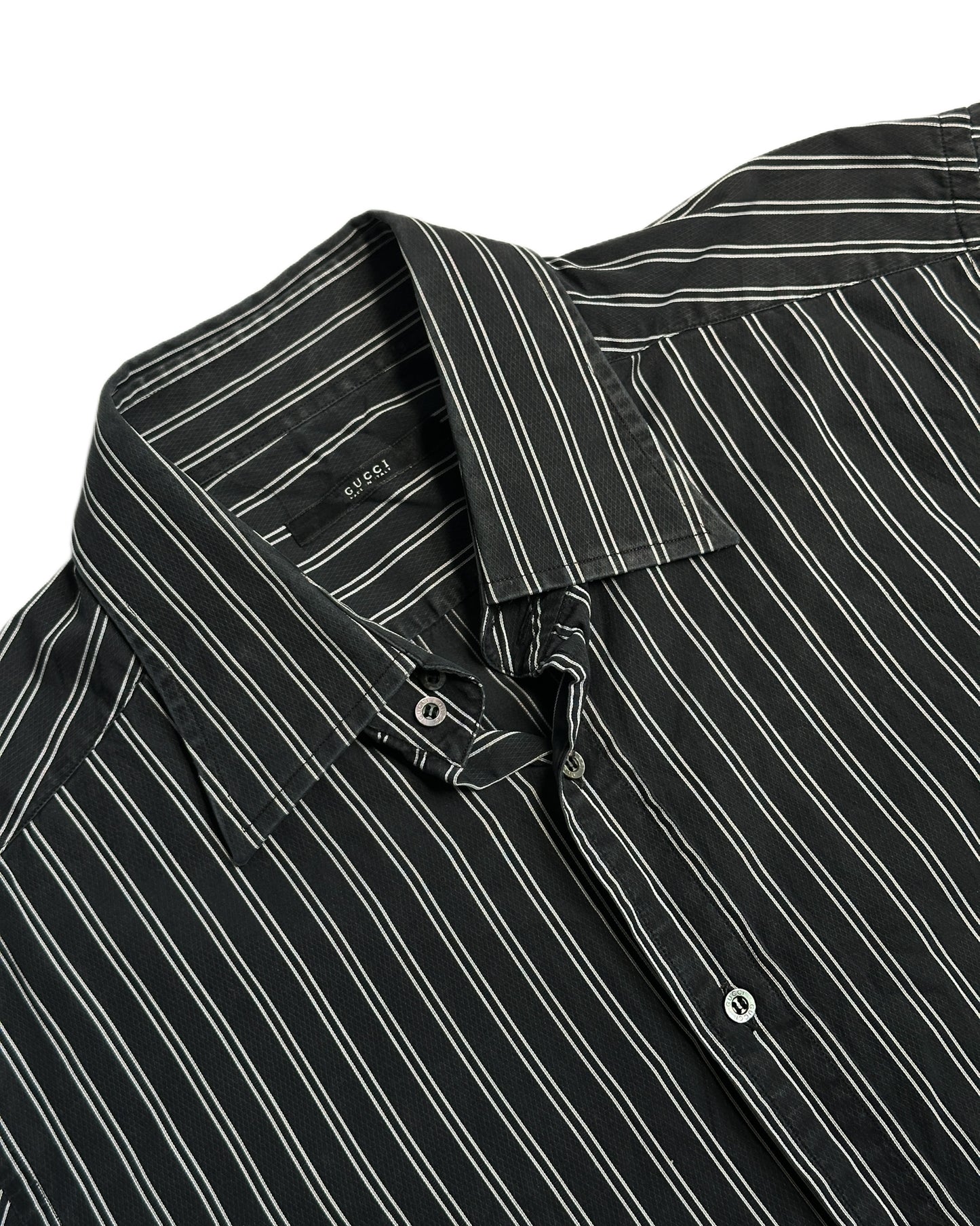 Gucci by Tom Ford Striped Button Up Shirt