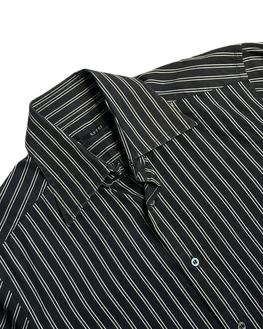 Gucci by Tom Ford Striped Button Up Shirt