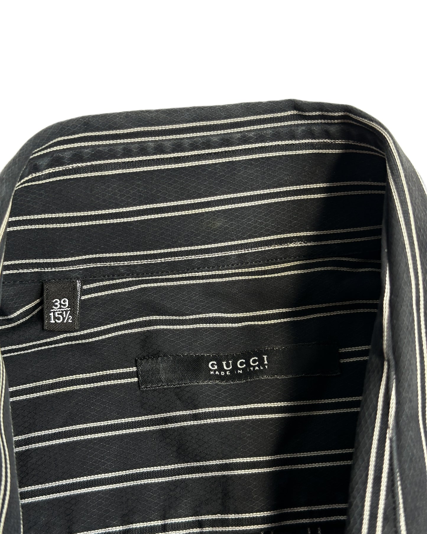 Gucci by Tom Ford Striped Button Up Shirt