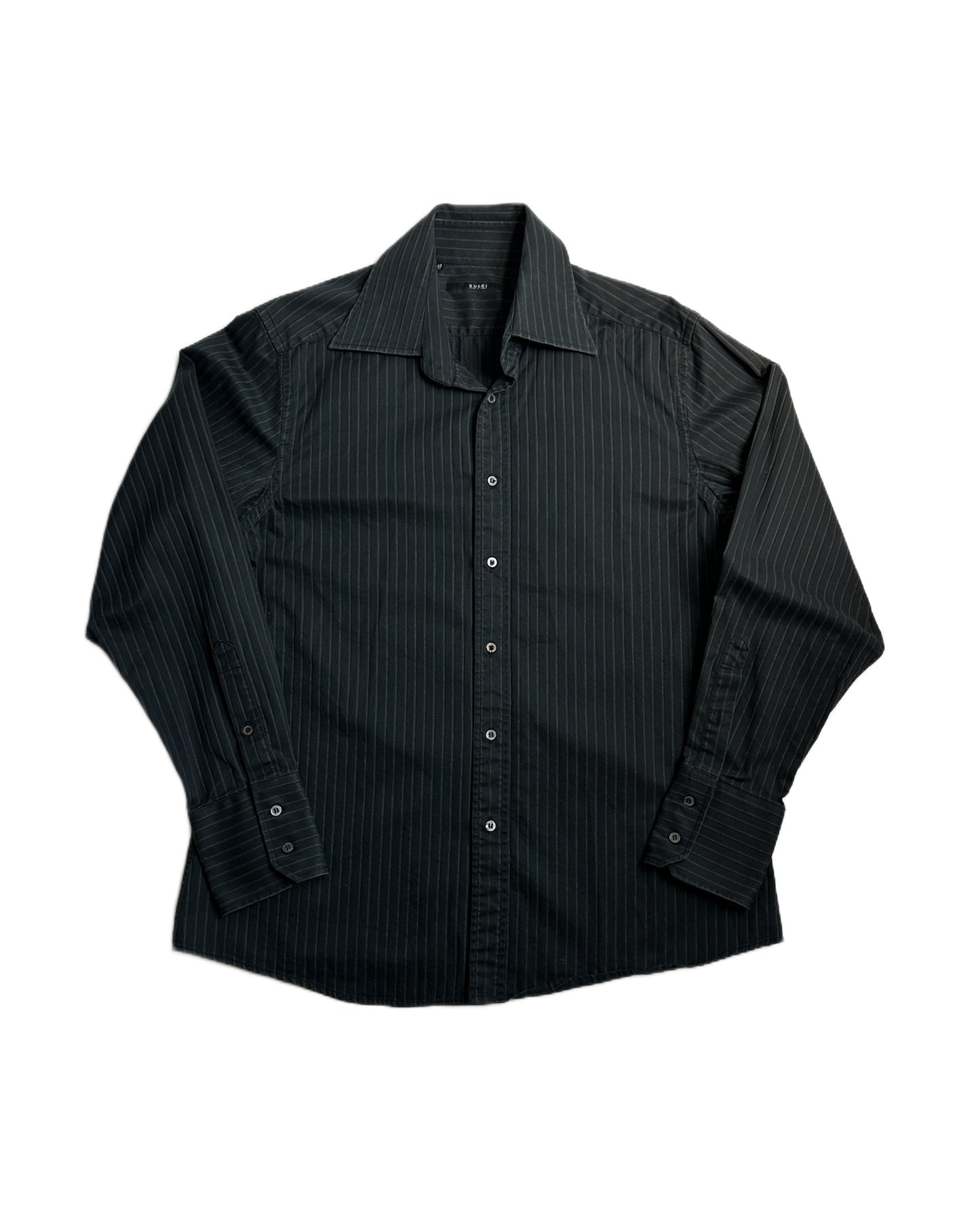 Gucci by Tom Ford Striped Button Up Shirt