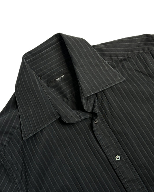Gucci by Tom Ford Striped Button Up Shirt