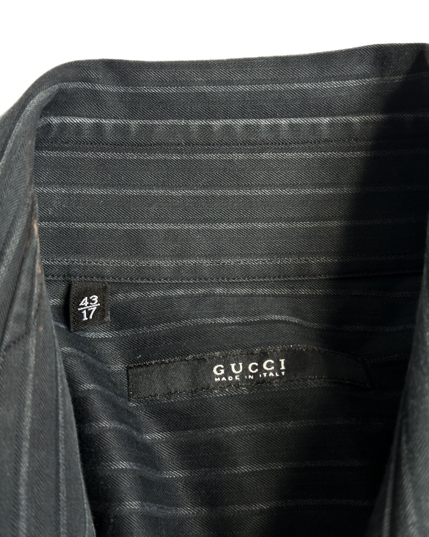 Gucci by Tom Ford Striped Button Up Shirt