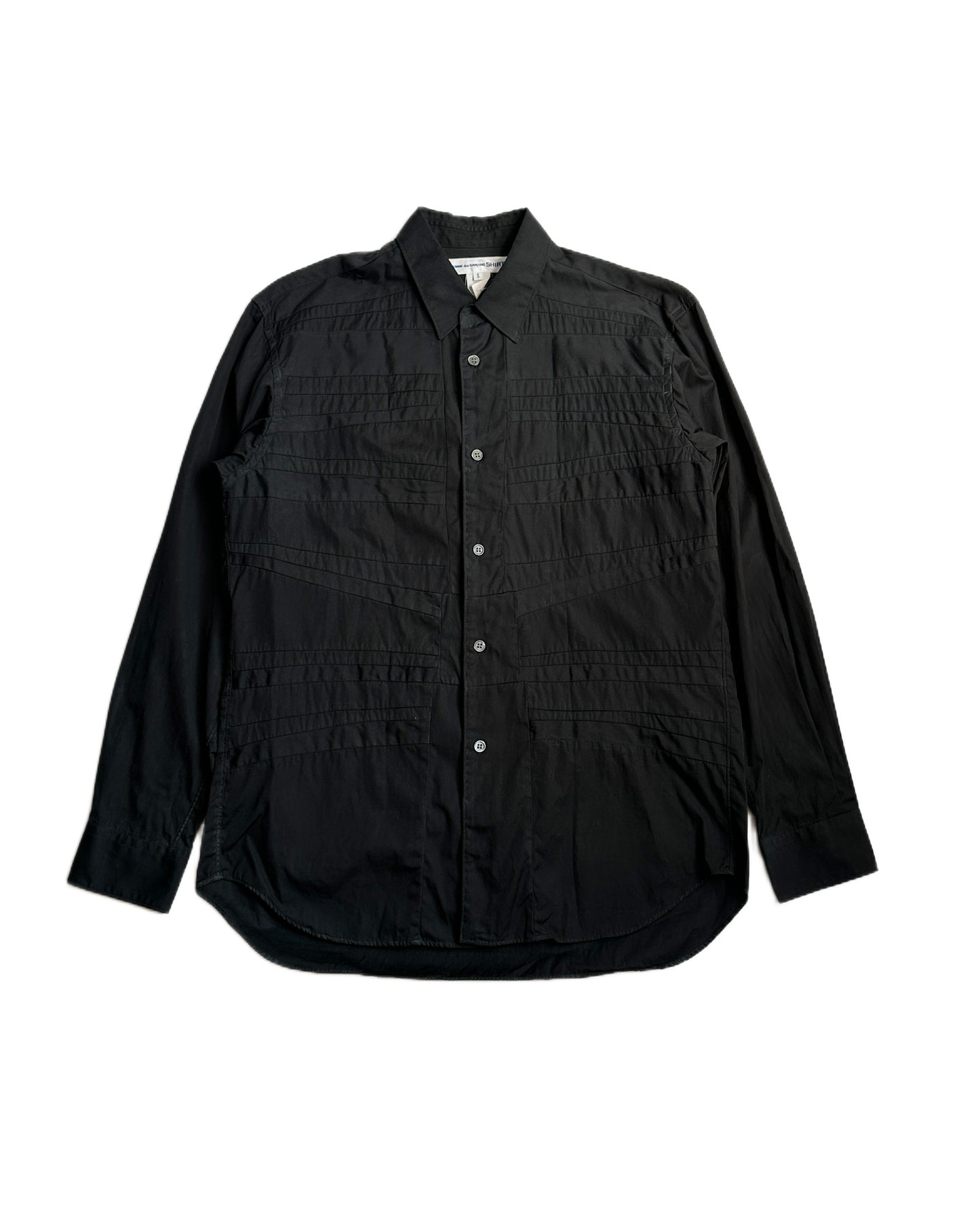 Comme des Garcons SHIRT Abstract Paneled Button Up Shirt