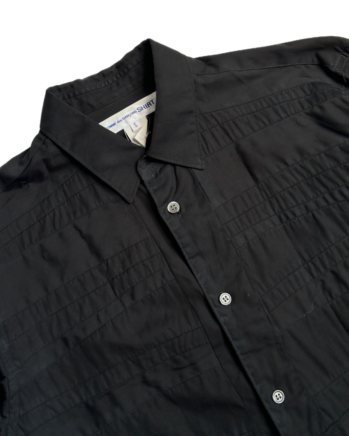 Comme des Garcons SHIRT Abstract Paneled Button Up Shirt