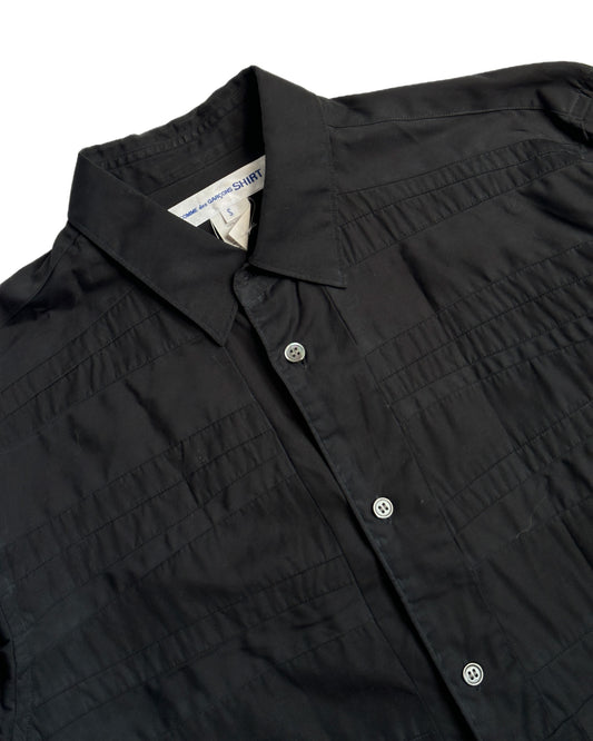 Comme des Garcons SHIRT Abstract Paneled Button Up Shirt