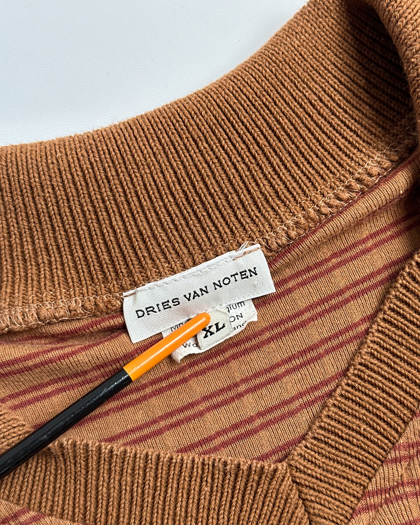 Vintage Dries Van Noten Striped Polo