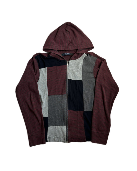 Comme des Garcons Homme 2010 Patchwork Zip Hoodie
