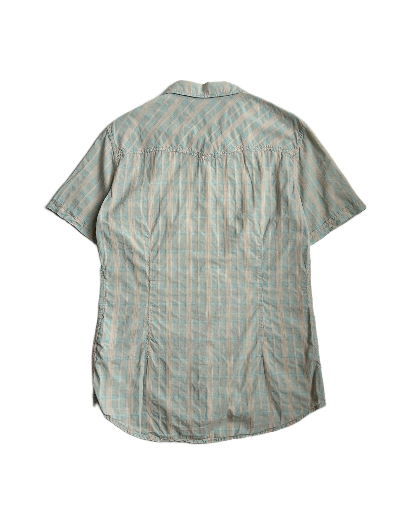 Prada Sport Western Short Sleeve Button Up Shirt