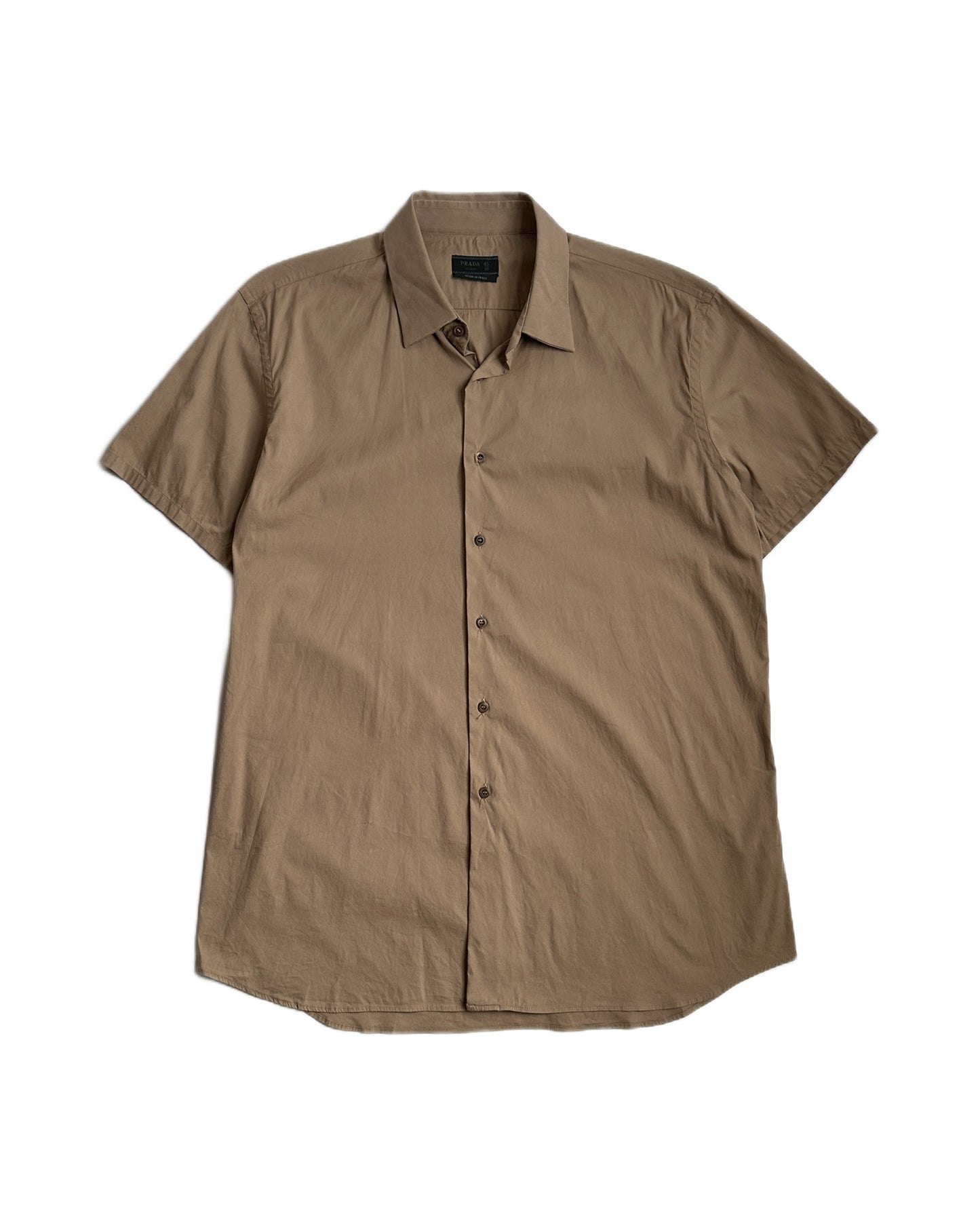 Prada Short Sleeve Button Up Shirt