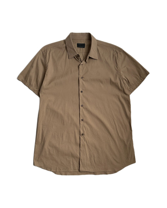 Prada Short Sleeve Button Up Shirt