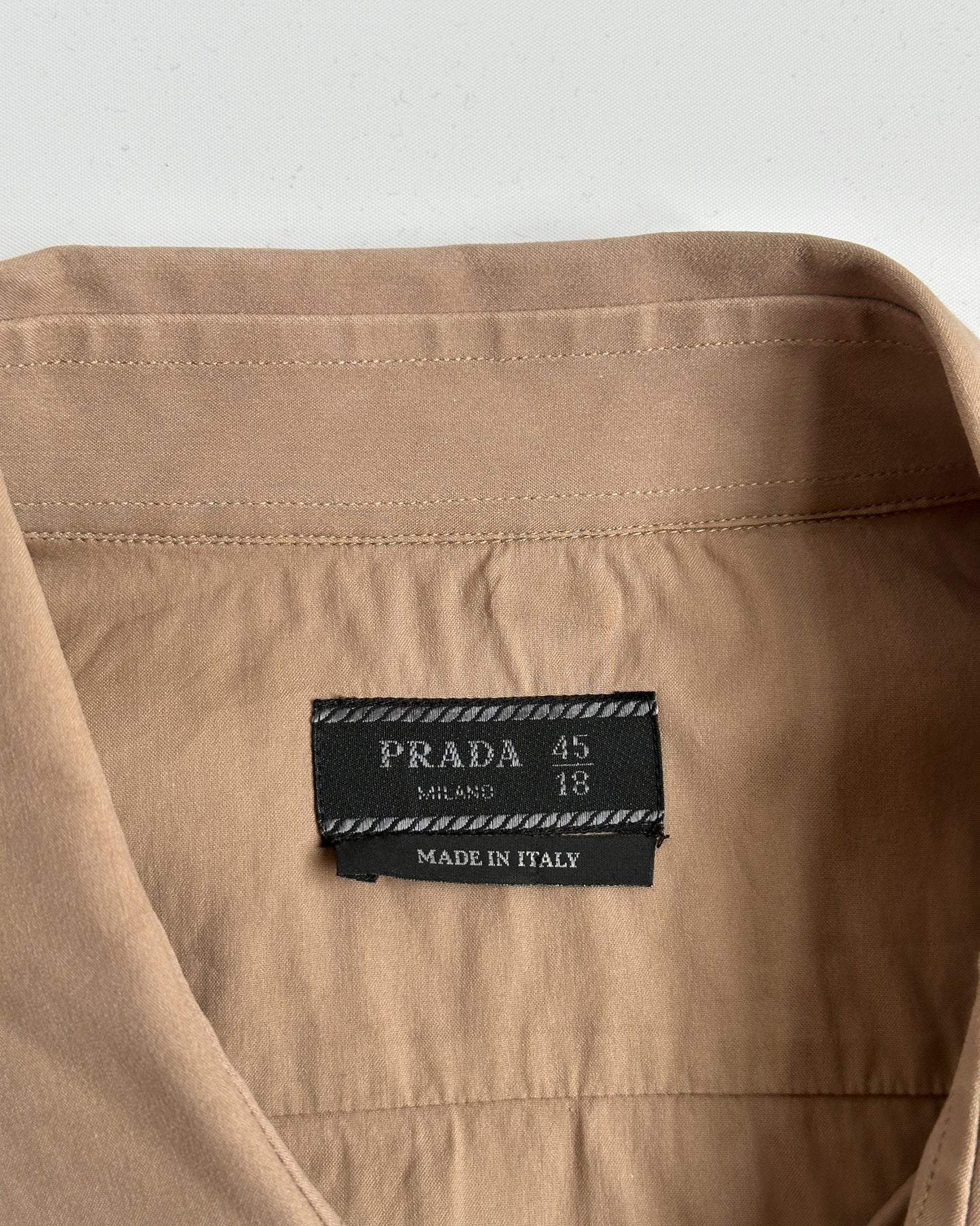 Prada Short Sleeve Button Up Shirt