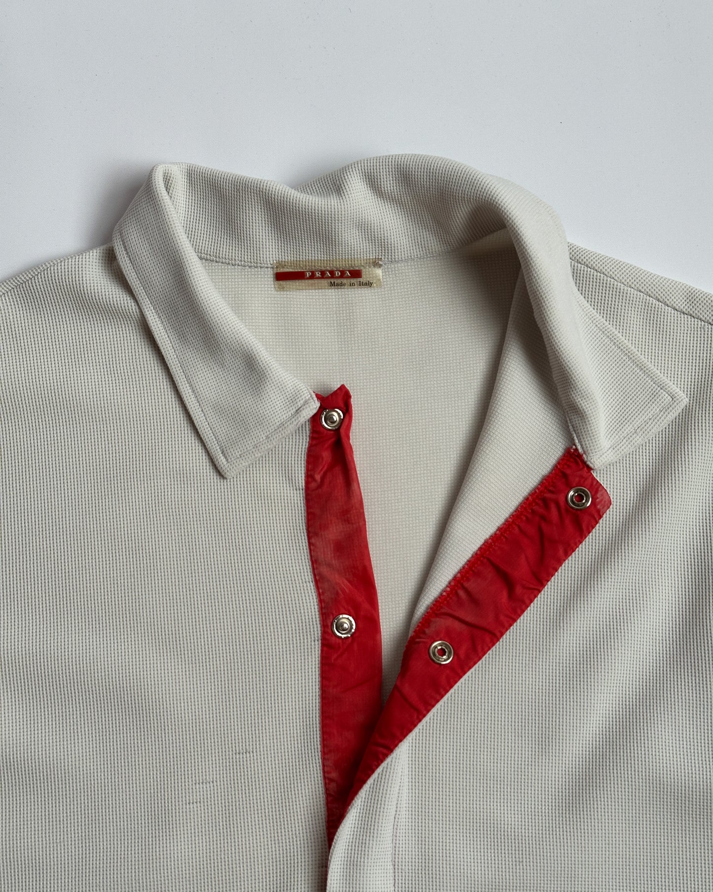 Prada Sport 1990/2000s Snap Button Up Shirt