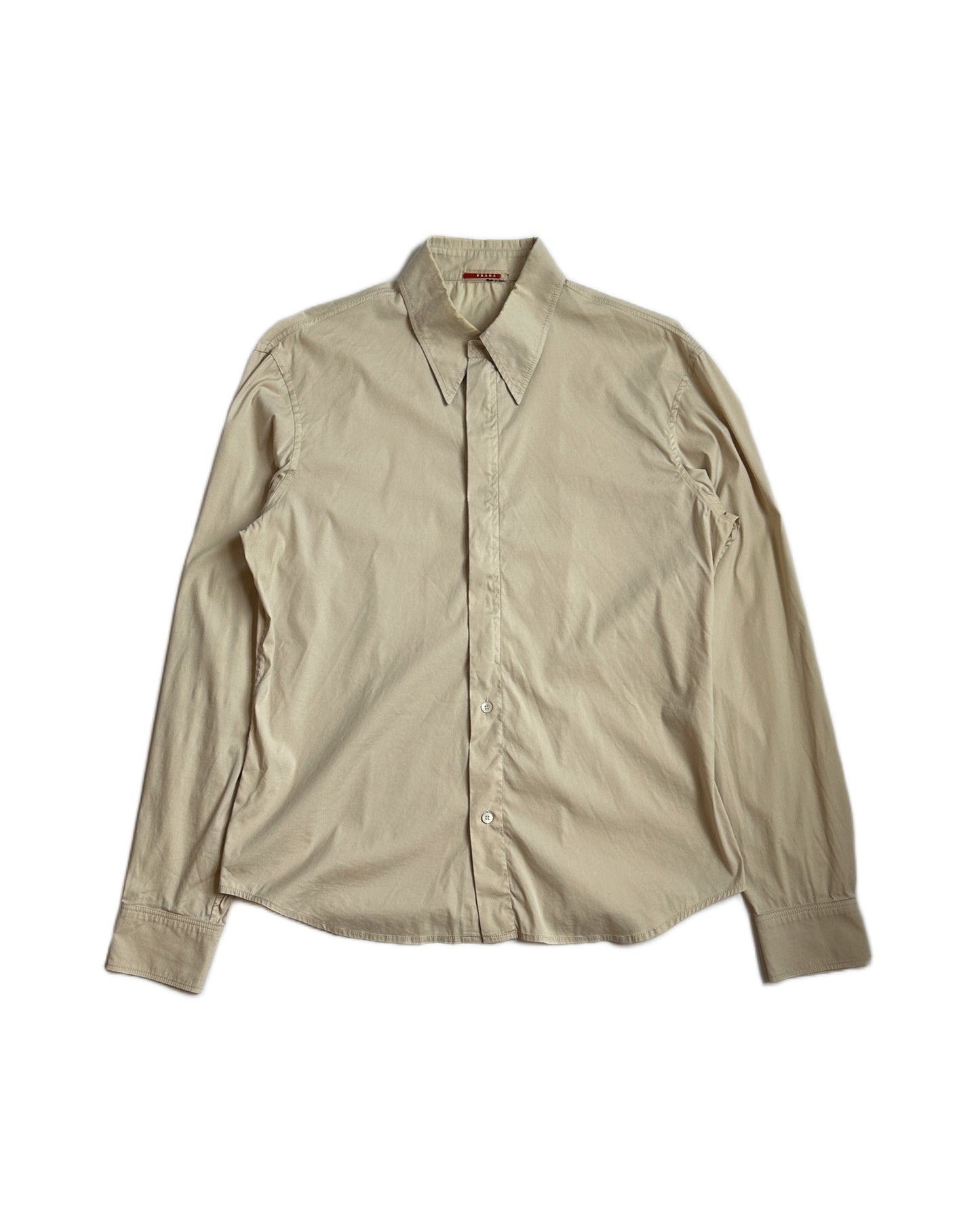 Prada Sport Zip Button Up Shirt