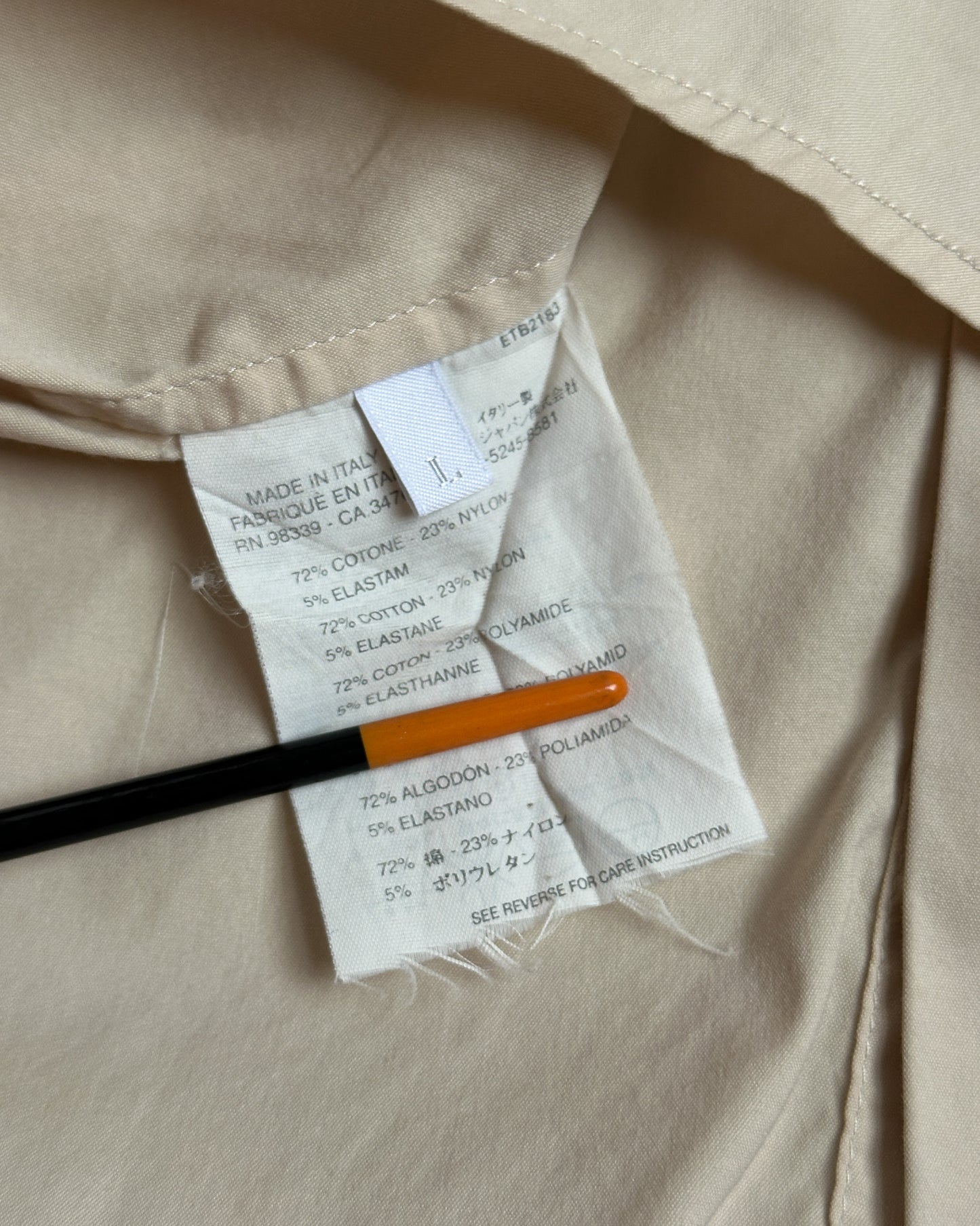 Prada Sport Zip Button Up Shirt