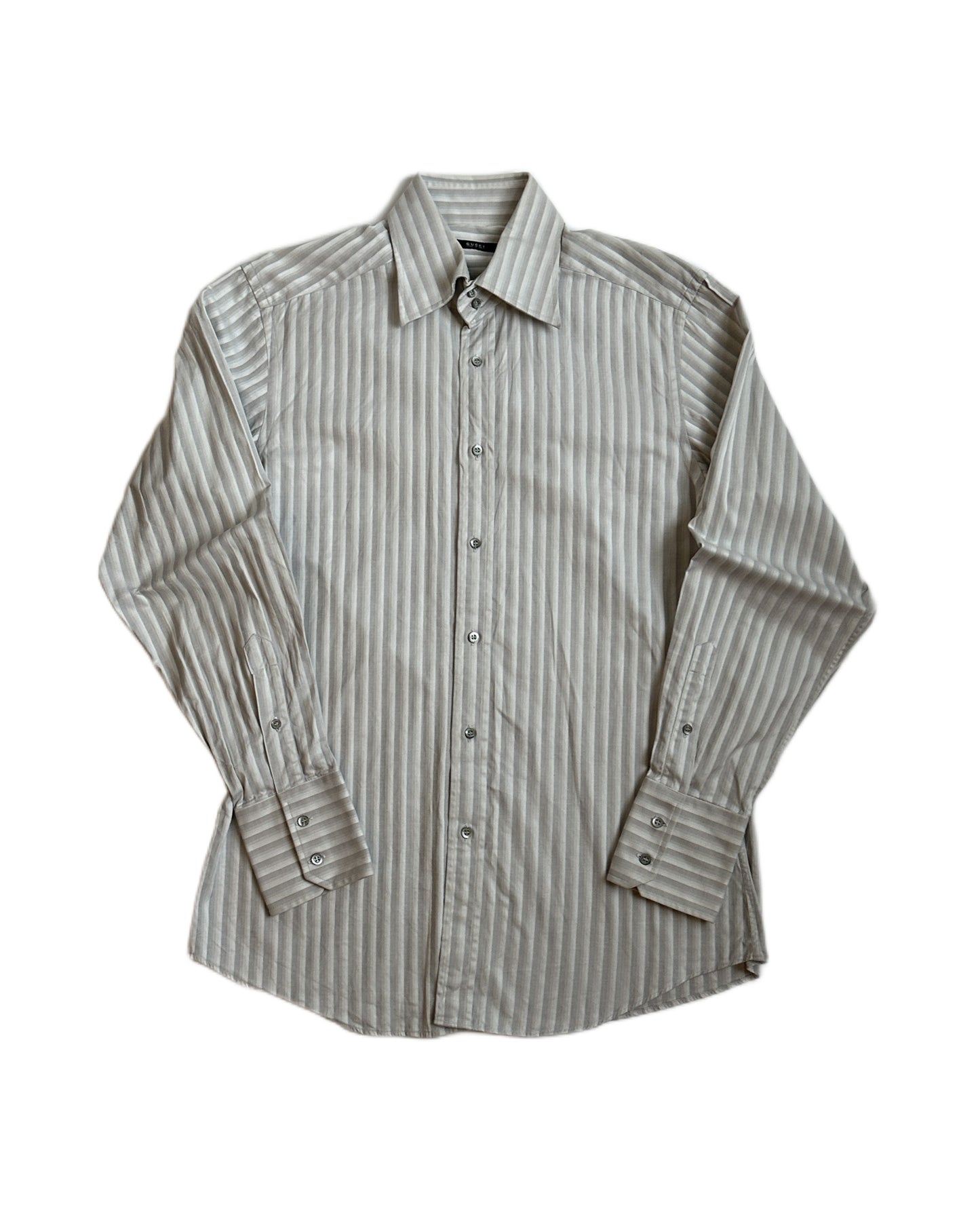 Gucci by Tom Ford Striped Button Up Shirt
