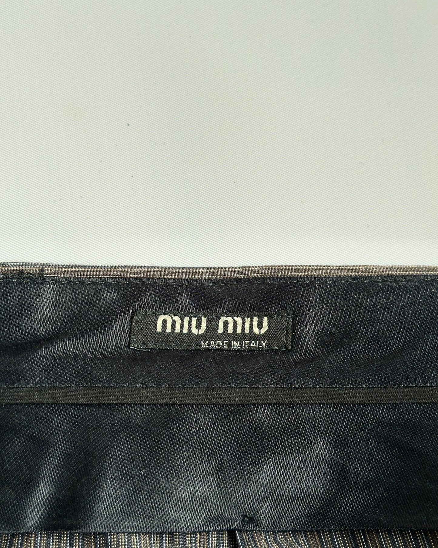 Miu Miu Pinstriped Trousers