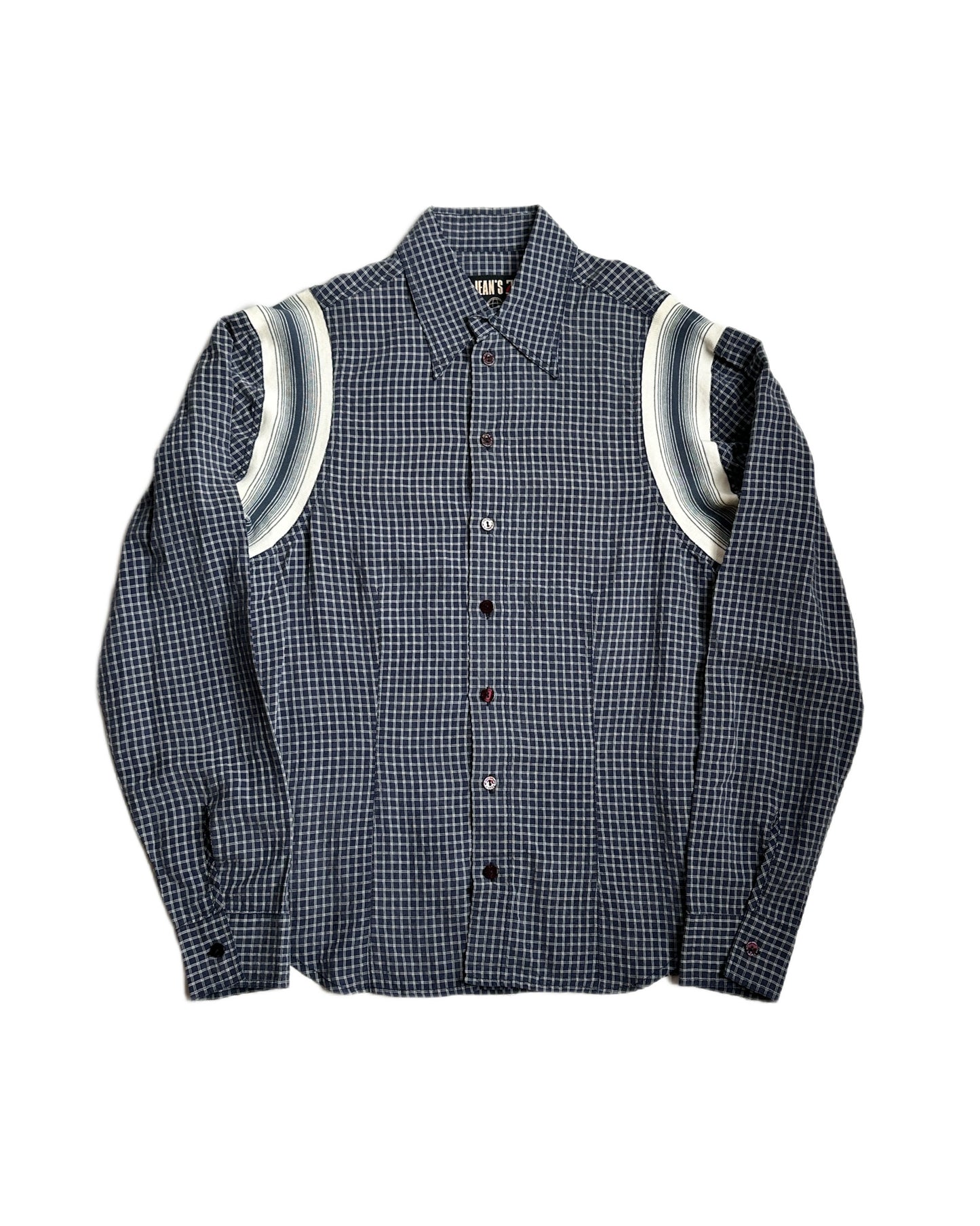 Jean Paul Gaultier Mixed Media Button Up Shirt
