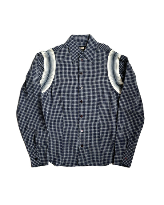 Jean Paul Gaultier Mixed Media Button Up Shirt