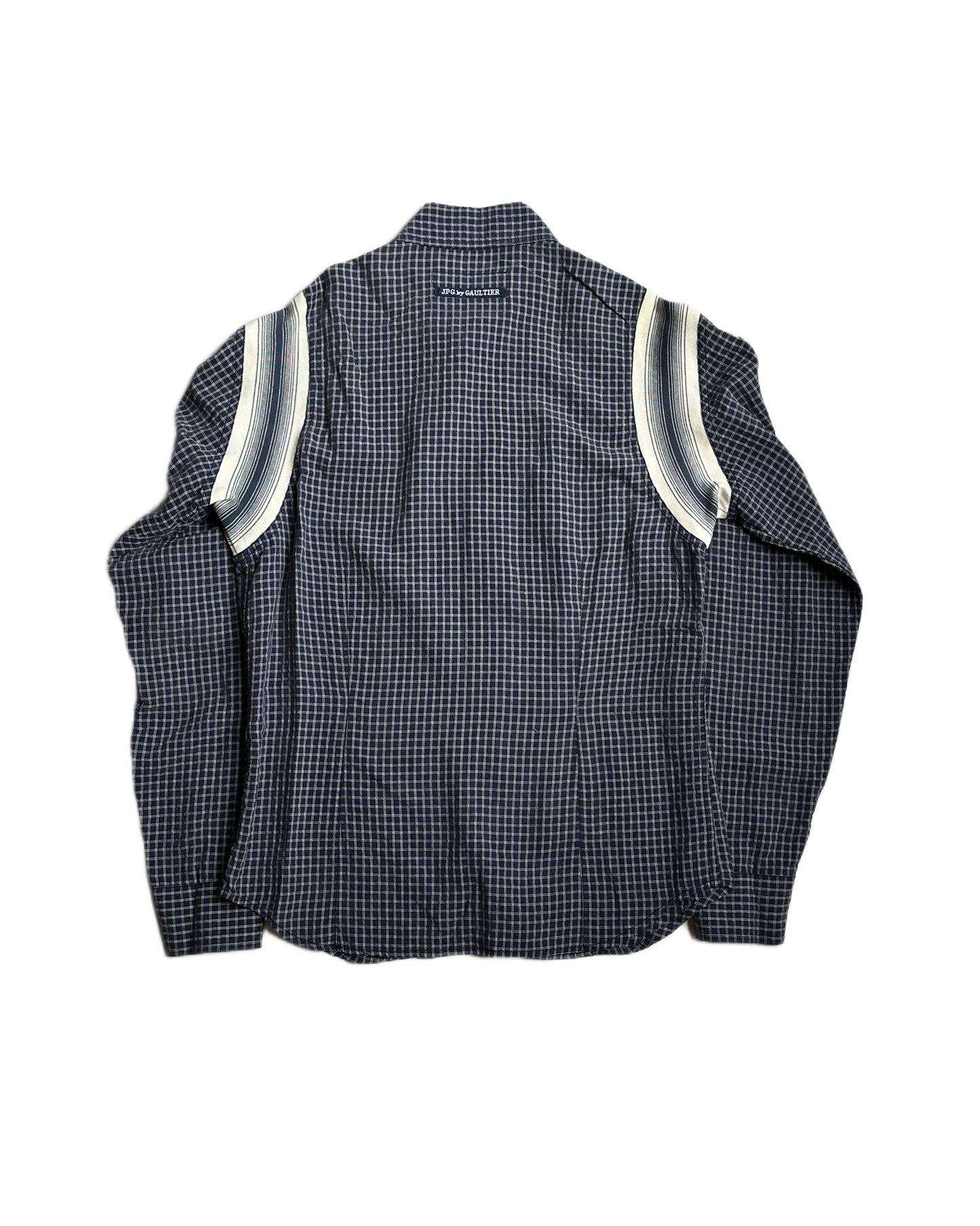 Jean Paul Gaultier Mixed Media Button Up Shirt