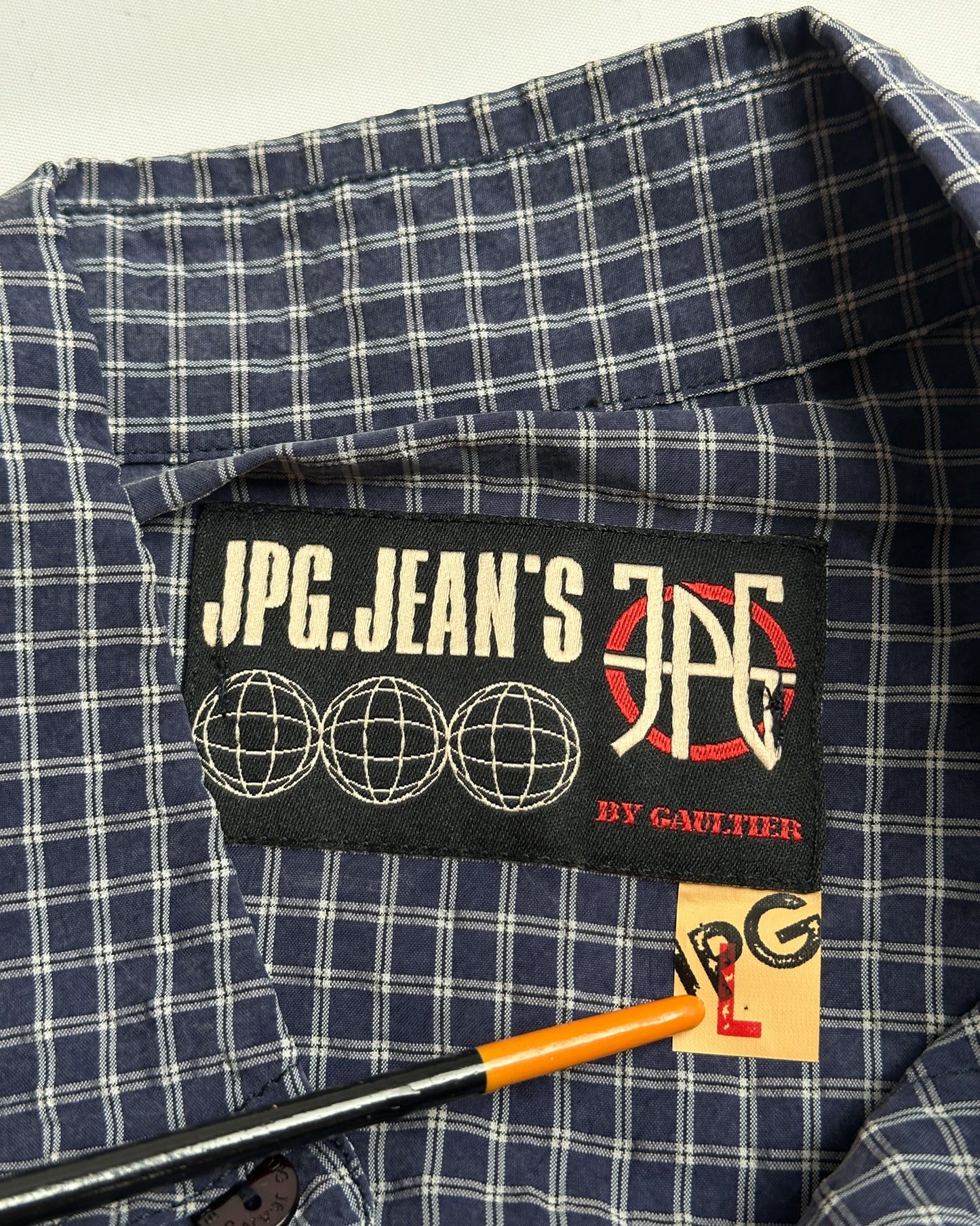 Jean Paul Gaultier Mixed Media Button Up Shirt
