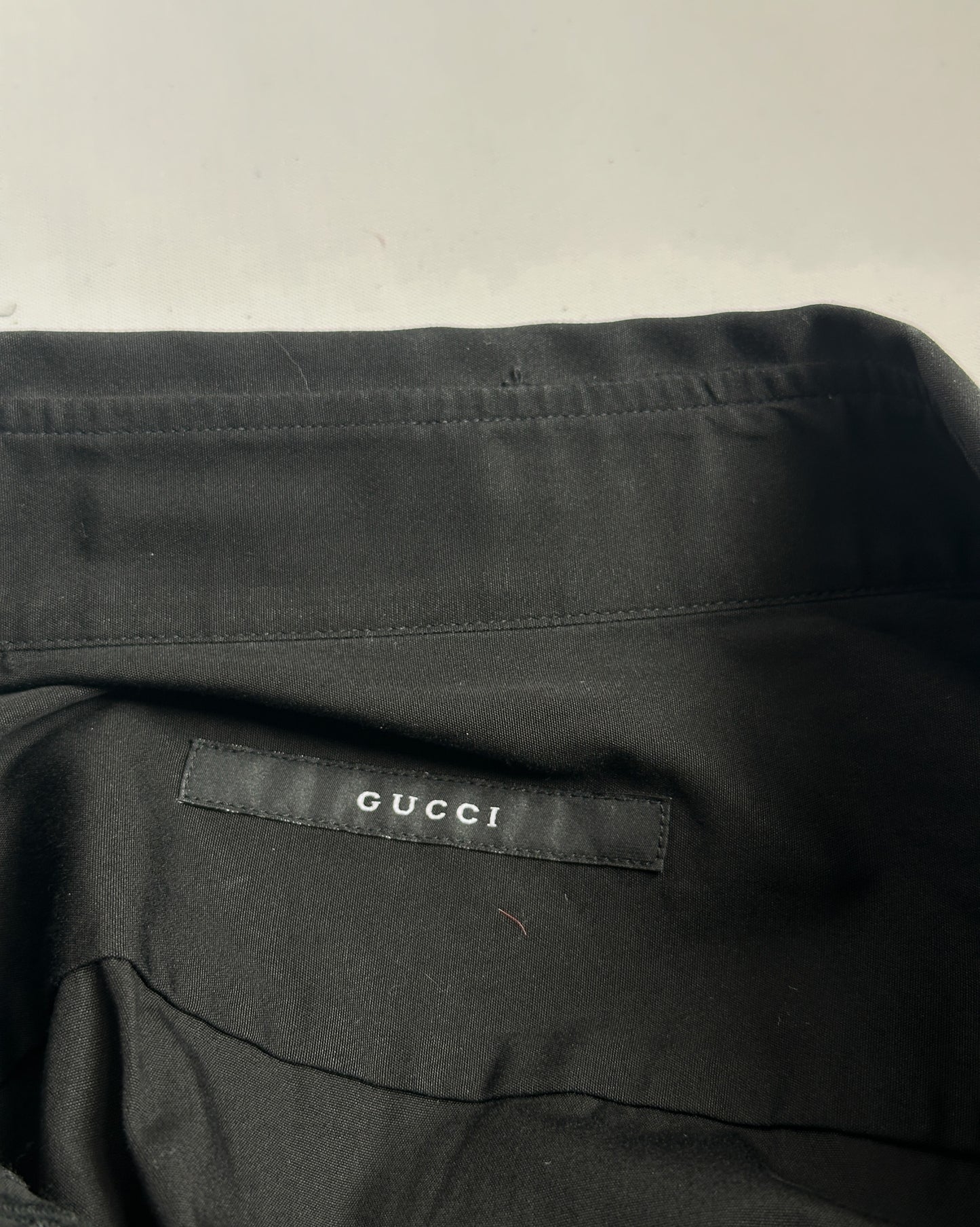 Gucci by Tom Ford Embroidered Tuxedo Shirt