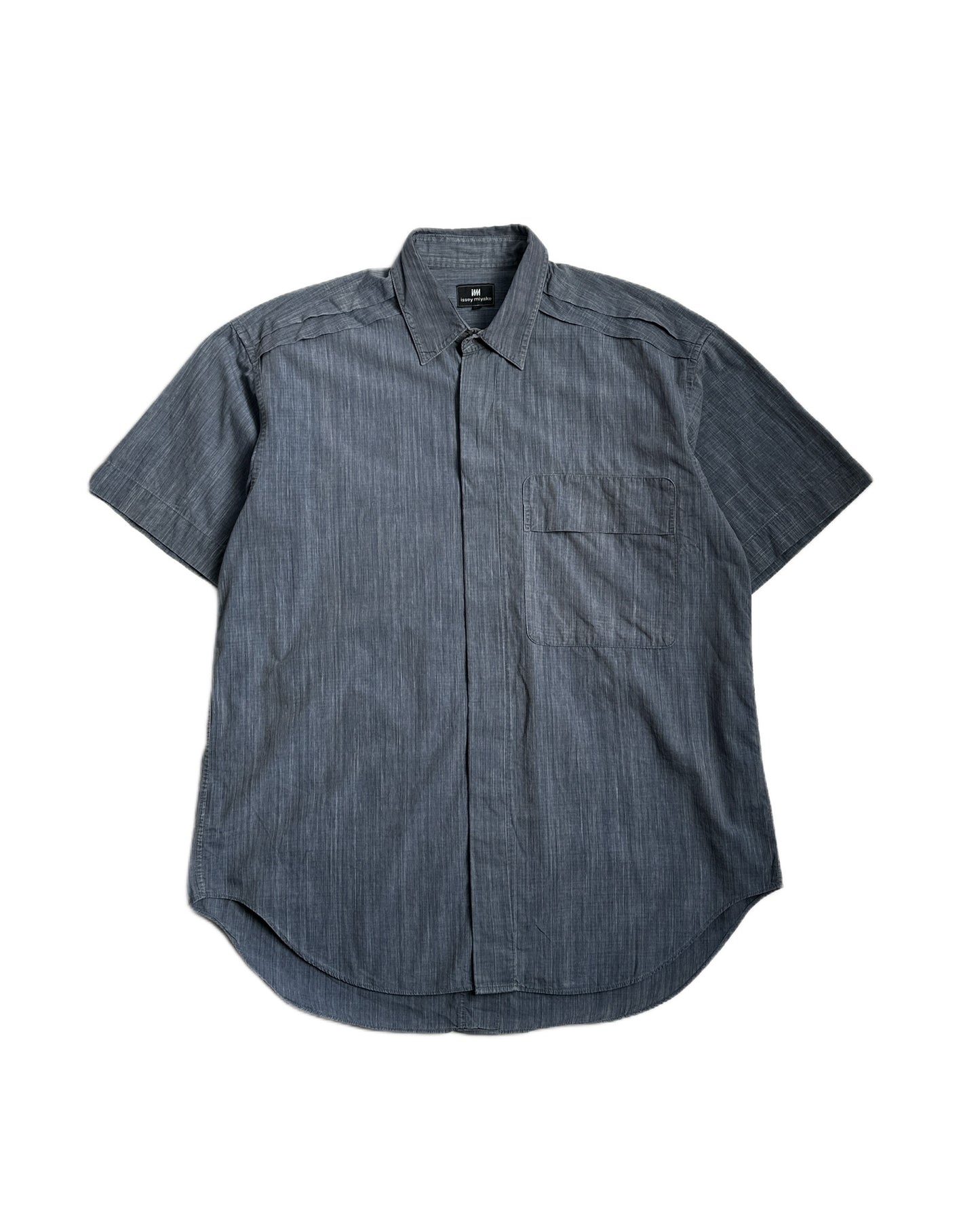 Issey Miyake Short Sleeve Button Up Shirt