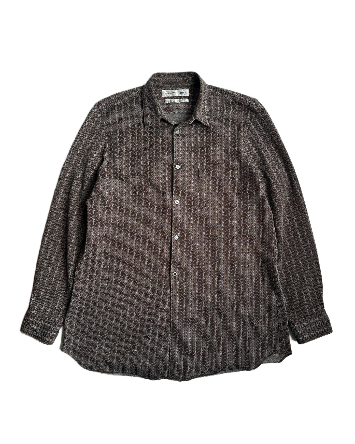 Comme des Garcons SHIRT Abstract Pattern Button Up Shirt