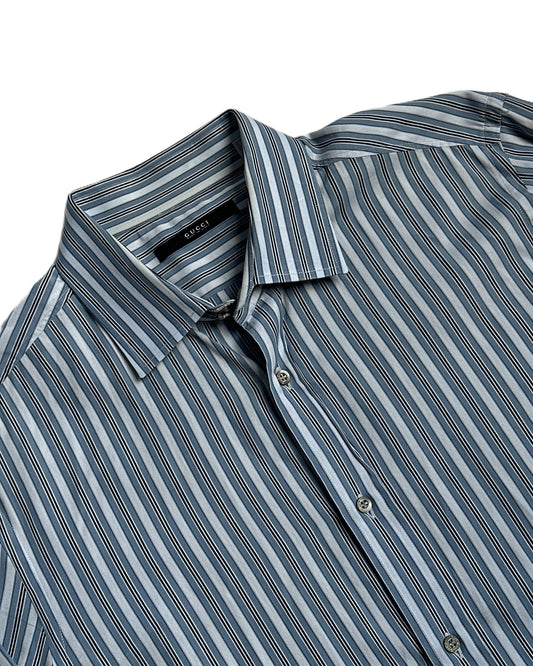 Gucci by Tom Ford Striped Button Up Shirt