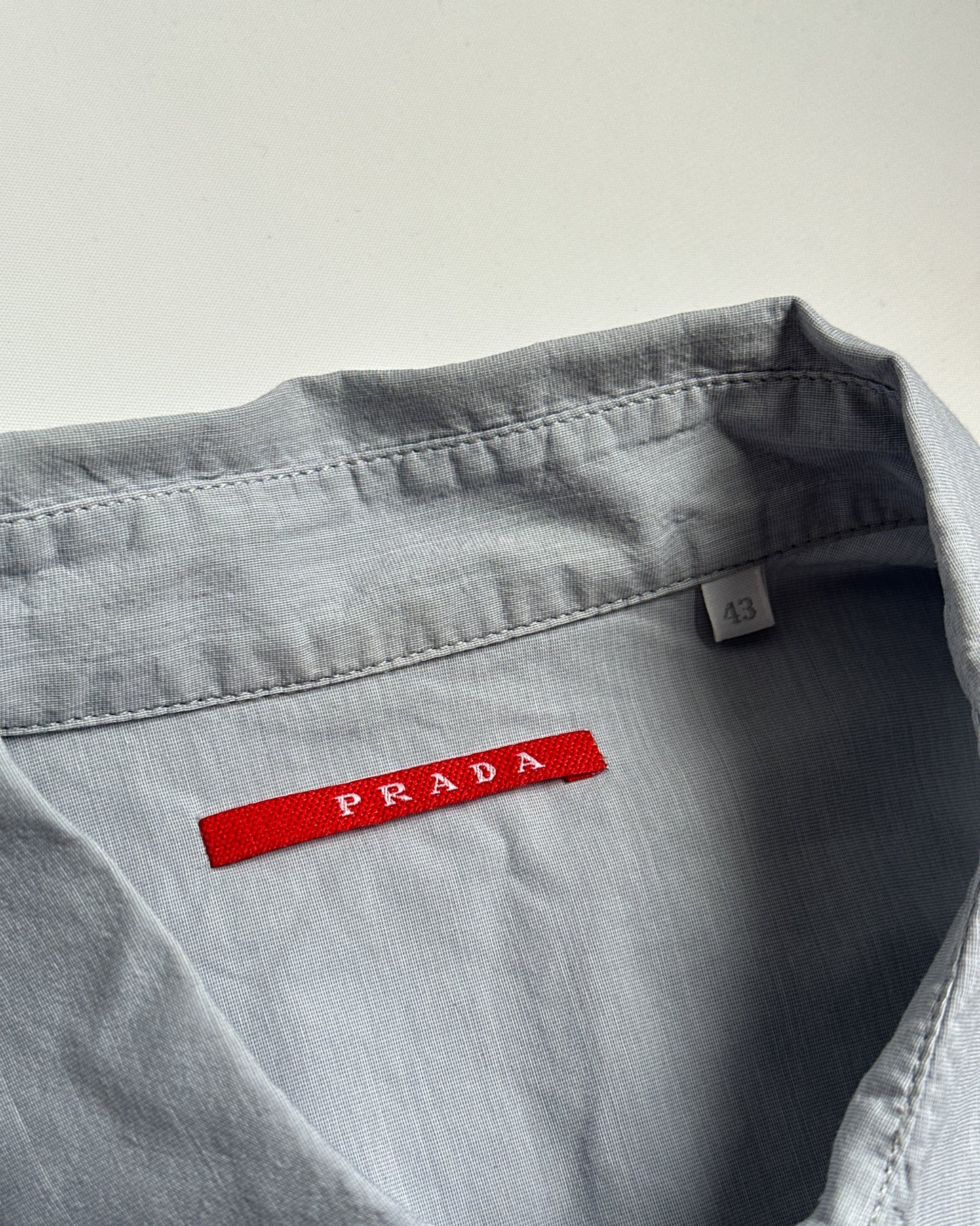 Prada Sport Short Sleeve Button Up Shirt