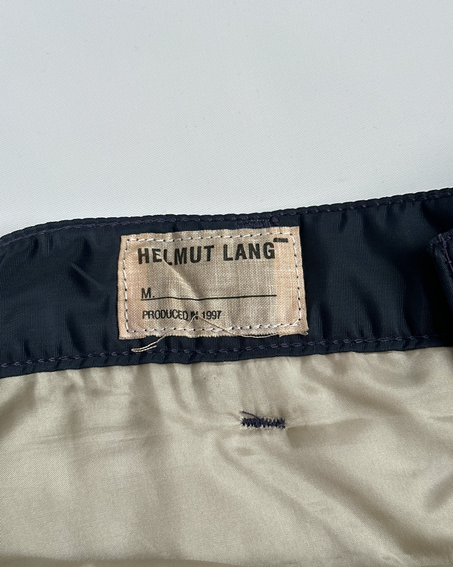 Helmut Lang 1997 Padded Nylon Pants
