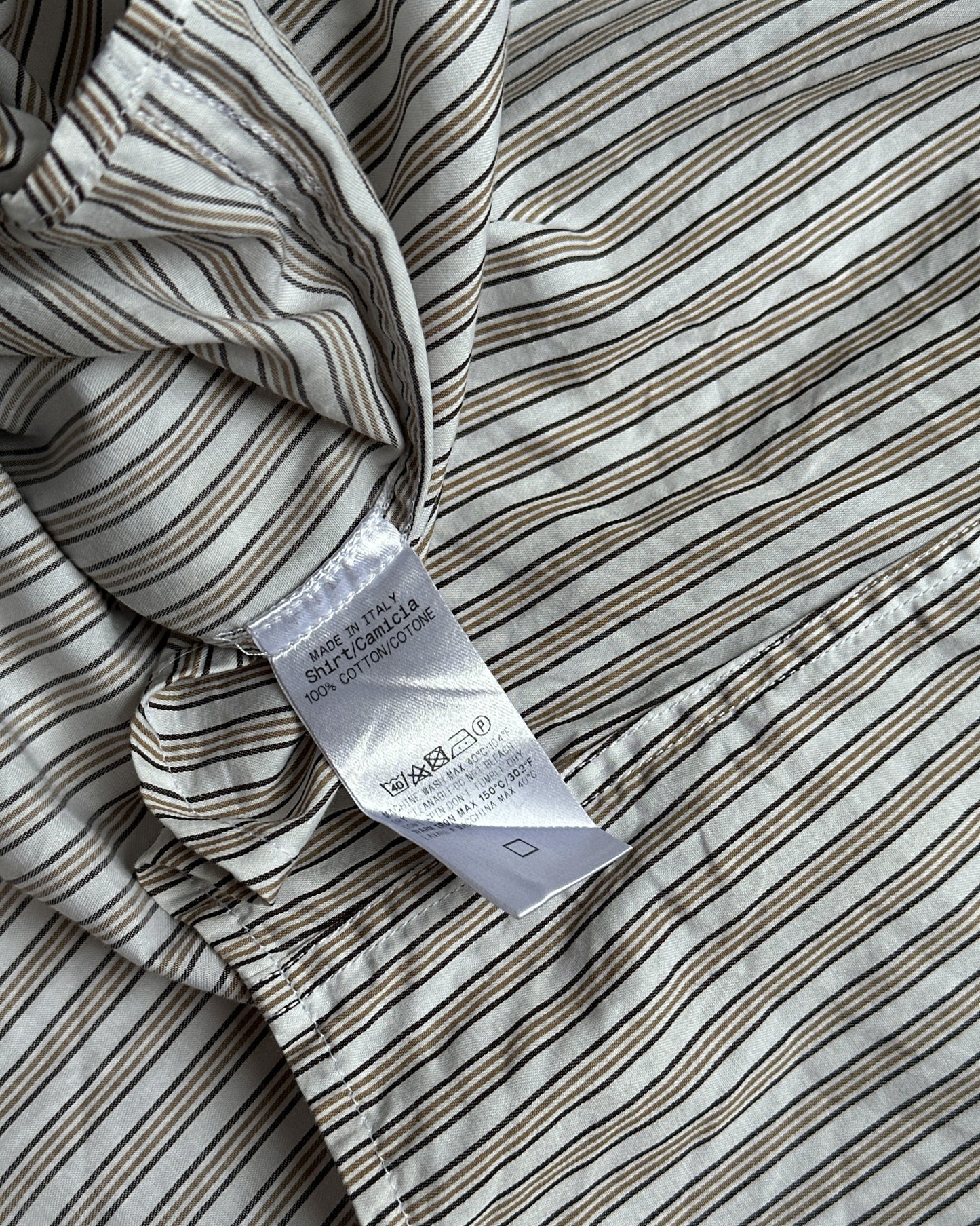 Gucci by Tom Ford Striped Button Up Shirt