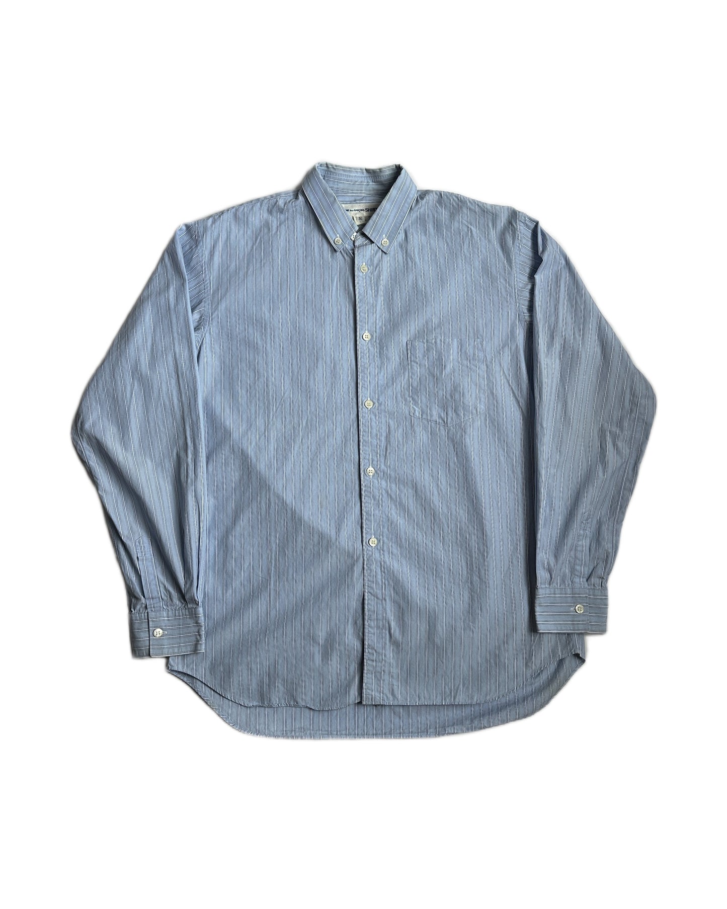 Comme des Garcons SHIRT Striped Button Up Shirt