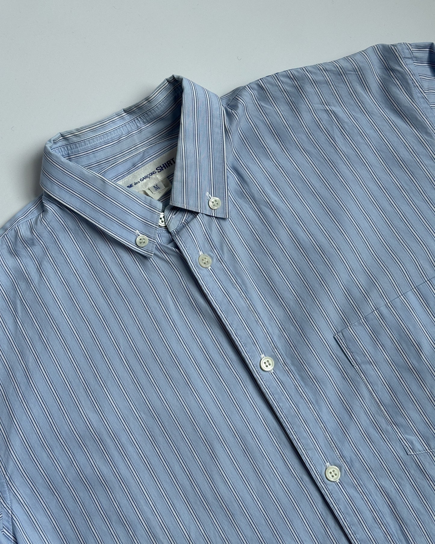 Comme des Garcons SHIRT Striped Button Up Shirt