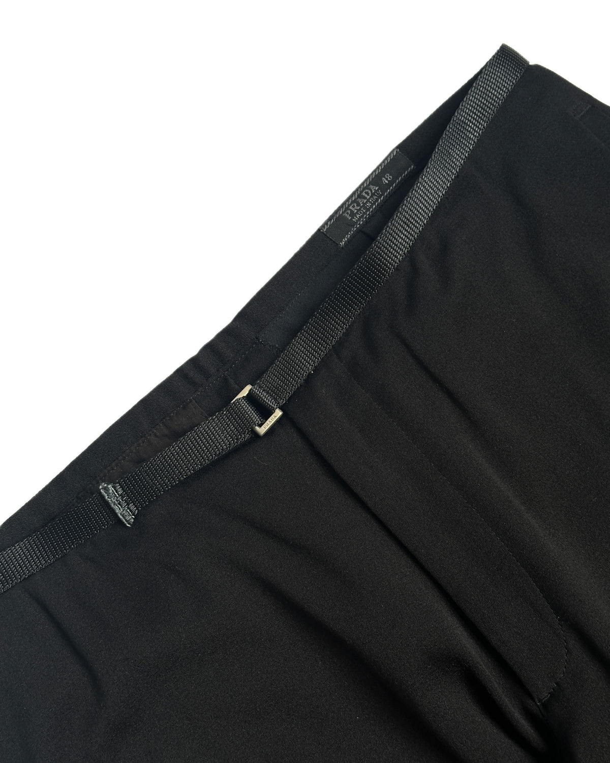 Prada SS 2000 Back Vertical Zip Technical Pants