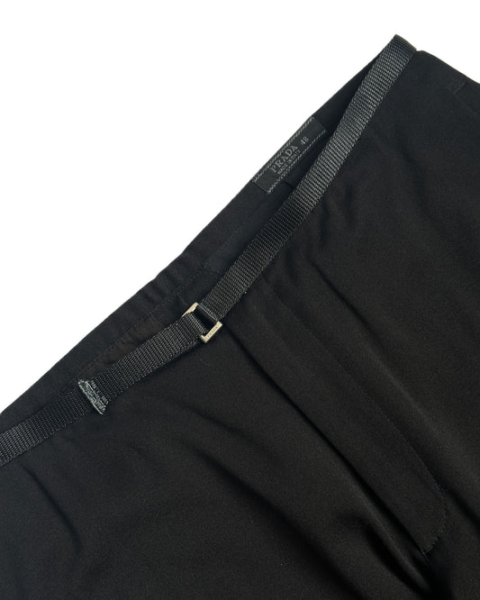 Prada SS 2000 Back Vertical Zip Technical Pants