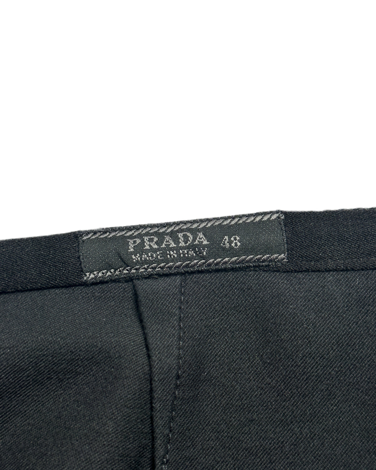 Prada SS 2000 Back Vertical Zip Technical Pants