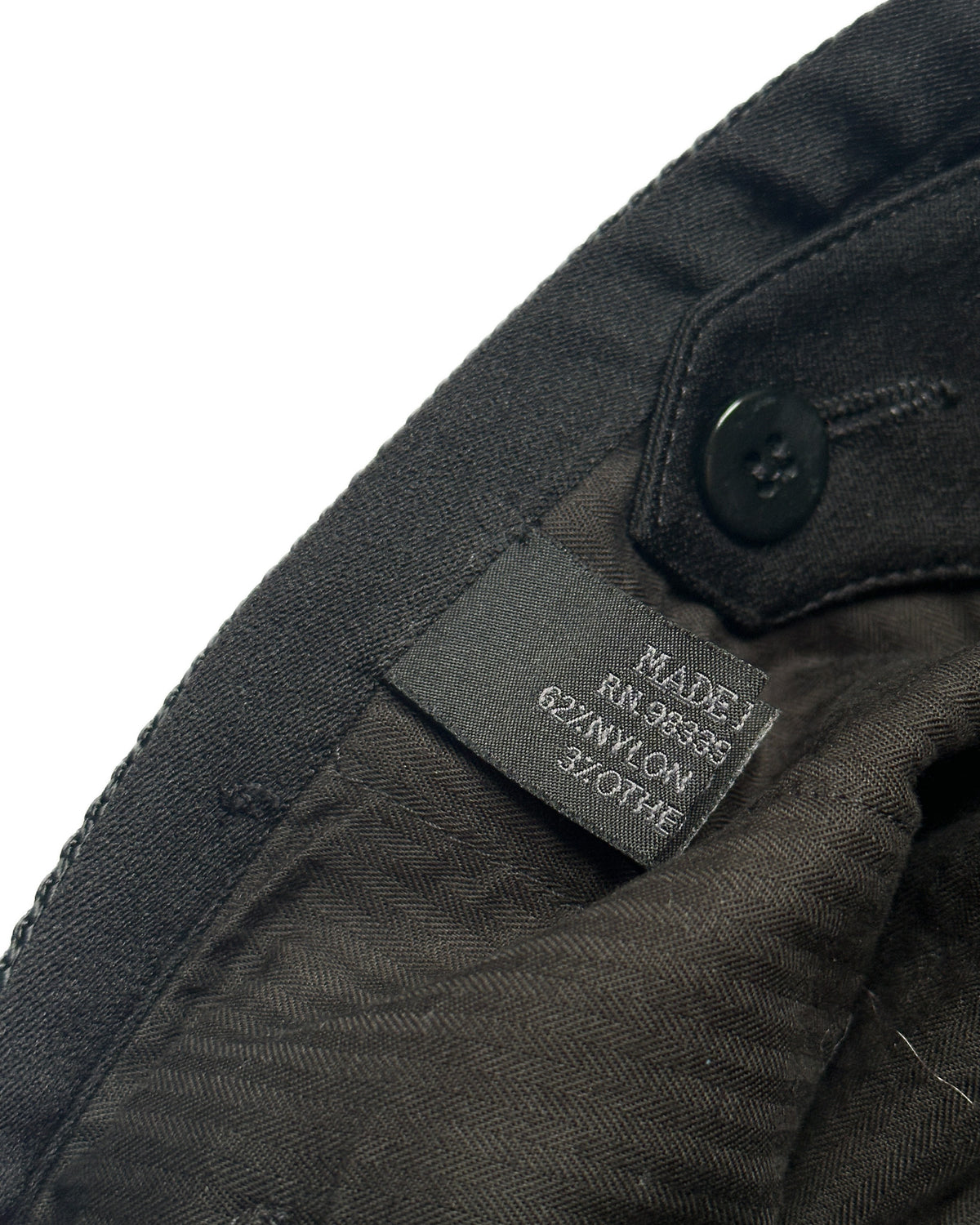Prada SS 2000 Back Vertical Zip Technical Pants