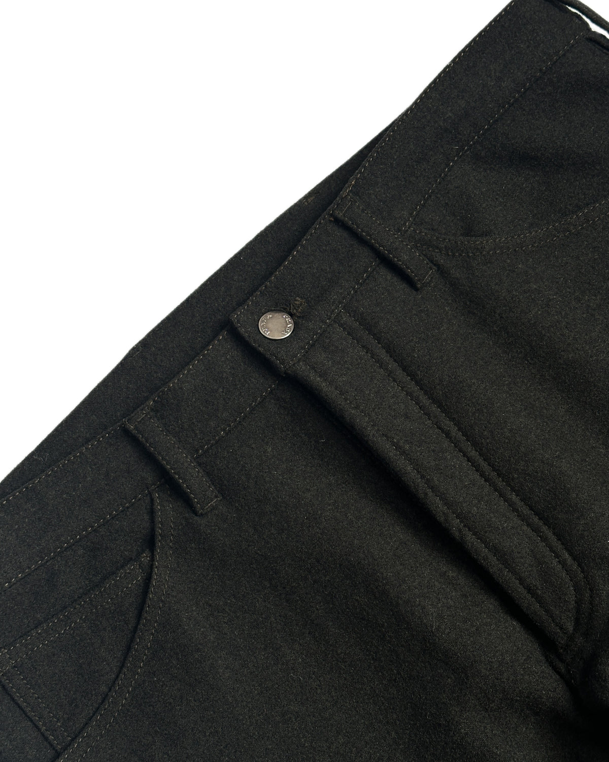 Vintage Prada Wool 5 Pocket Pants